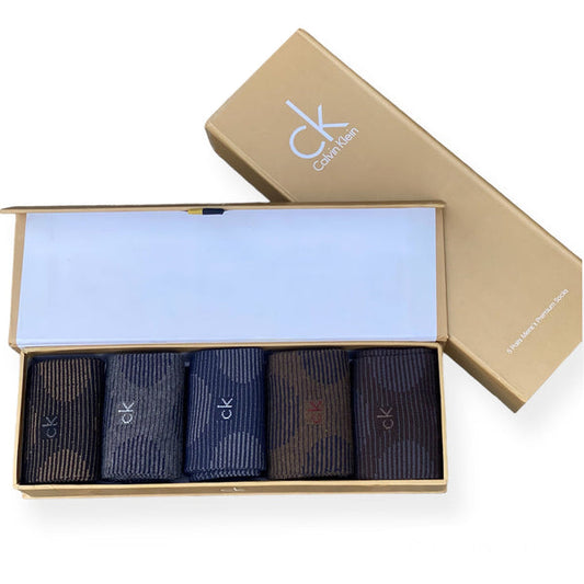 Export Quality Socks Pack of 5 Premium Box CK5
