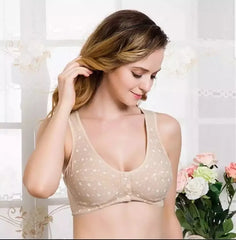 Front Open 3-Button Comfort Bra for Daily Wear