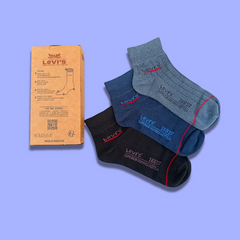 Export Quality Ankle Socks Pack of 3 Premium Box L4