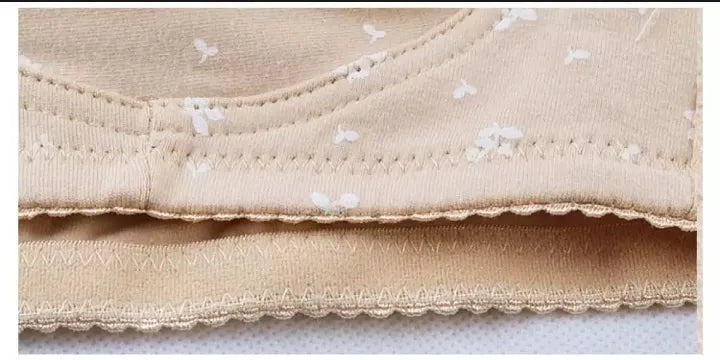 3 Buttons Front Open Breastfeeding Bra