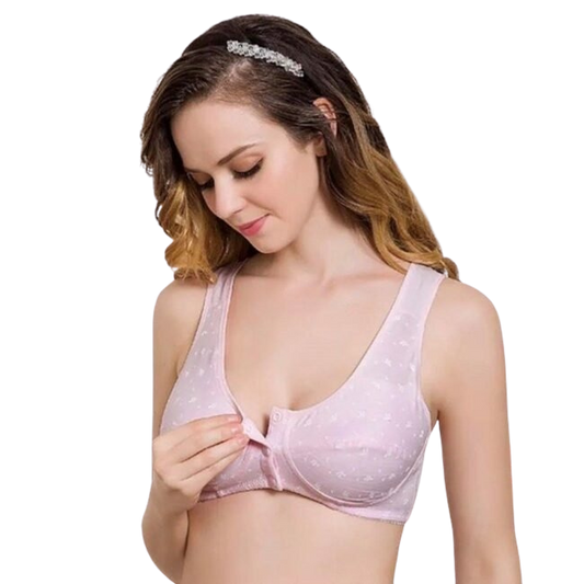 Front Open 3-Button Comfort Bra for Daily Wear