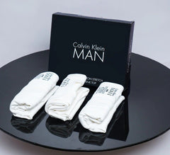 C-K Mens Vest Banyan for Mens Slim Fit White ( Pack of 3 )