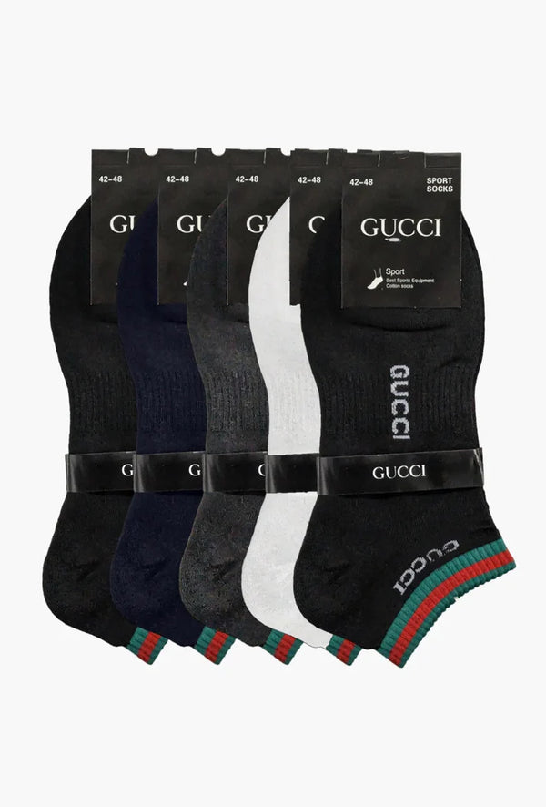 Pack of 5 Premium Low-Cut Ankle Socks GU27