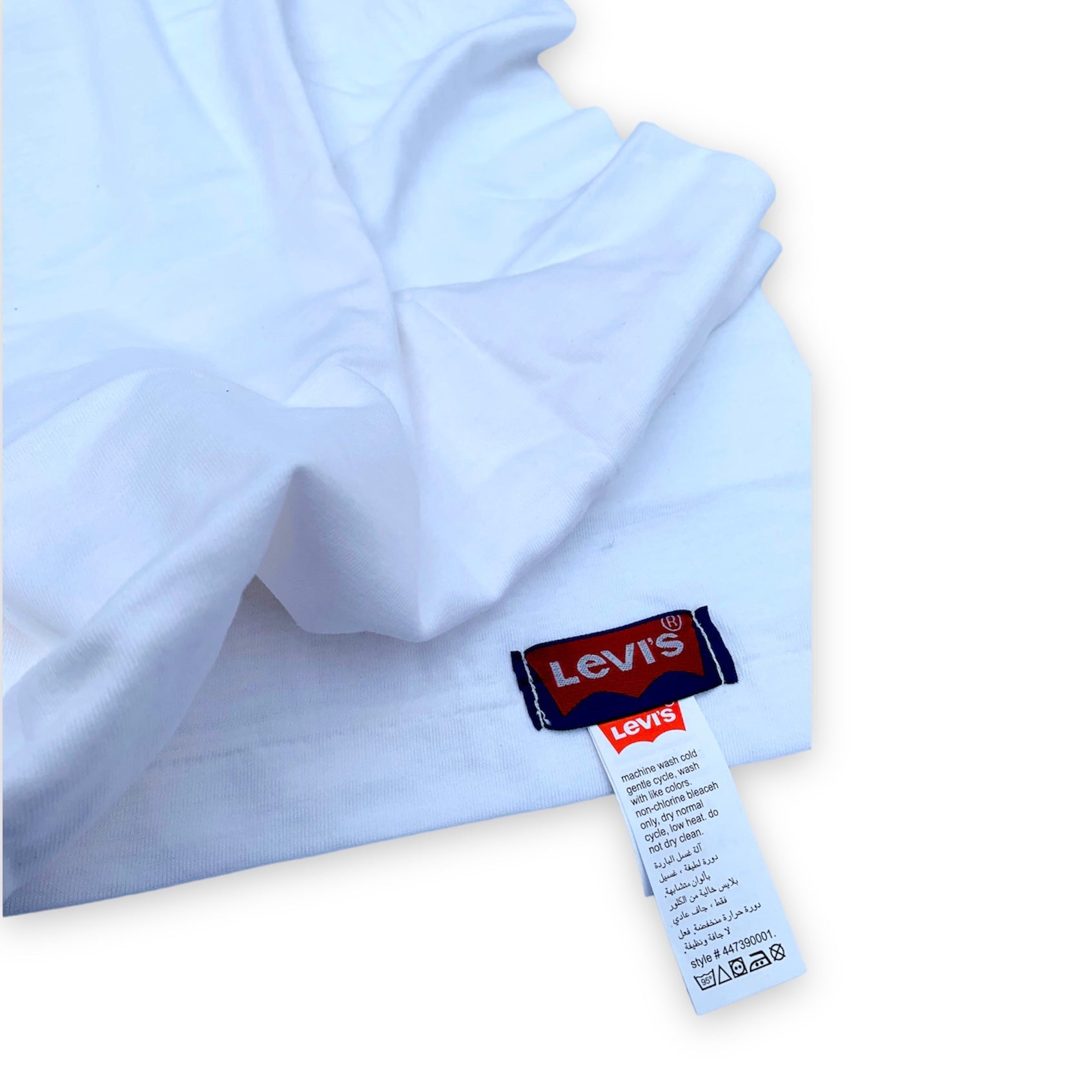 Levi-s Mens Vest Banyan for Mens Slim Fit White ( Pack of 2 )