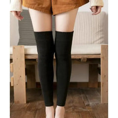 Unisex Winter Woolen Leg & Knee Warmers – Premium Imported Stretch Wool, (Pair)