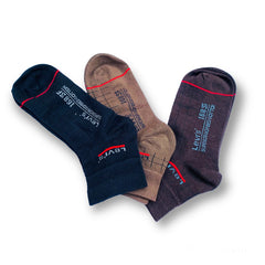 Export Quality Ankle Socks Pack of 3 Premium Box L2