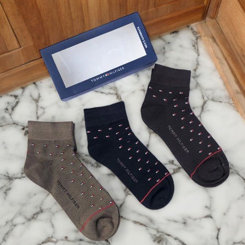 Pack of 3 Premium Low-Cut Ankle Socks TH20