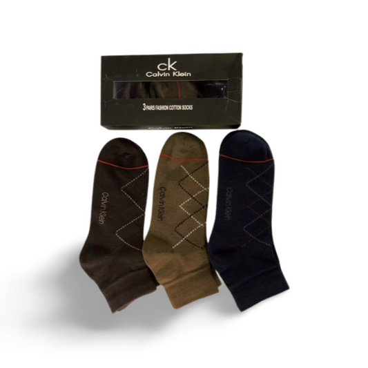 Pack of 3 Premium Low-Cut Ankle Socks CK23